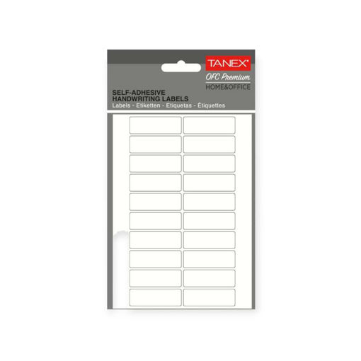 Picture of SELF-ADHESIVE LABELS WHITE 40X13MM 10 SHEETS